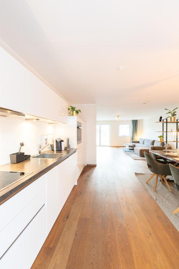 -Zentrale Wohnung-Balkon-Desingerkueche- Bielefeld Dış mekan fotoğraf