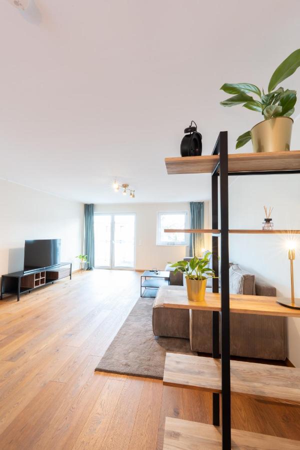 -Zentrale Wohnung-Balkon-Desingerkueche- Bielefeld Dış mekan fotoğraf