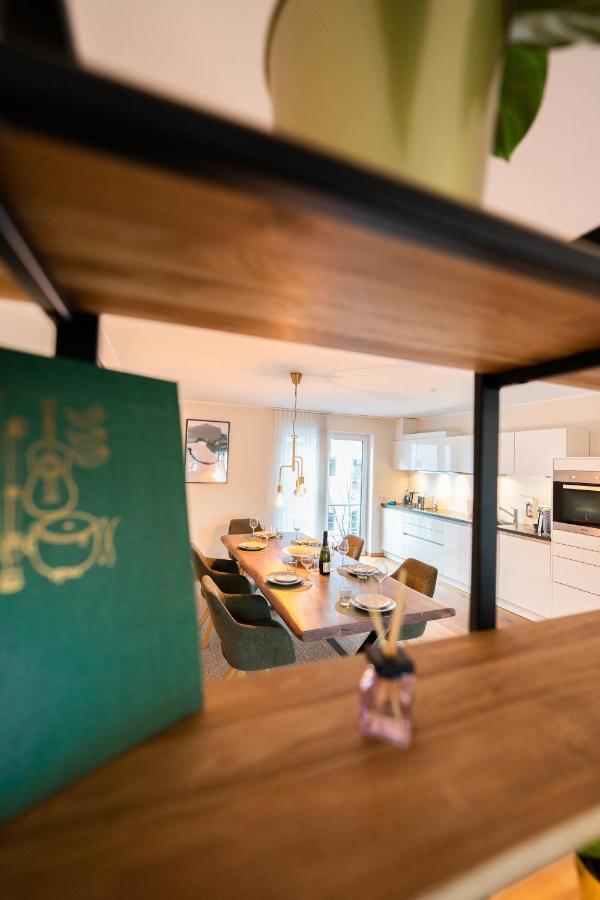 -Zentrale Wohnung-Balkon-Desingerkueche- Bielefeld Dış mekan fotoğraf