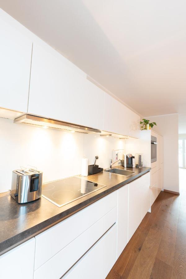 -Zentrale Wohnung-Balkon-Desingerkueche- Bielefeld Dış mekan fotoğraf